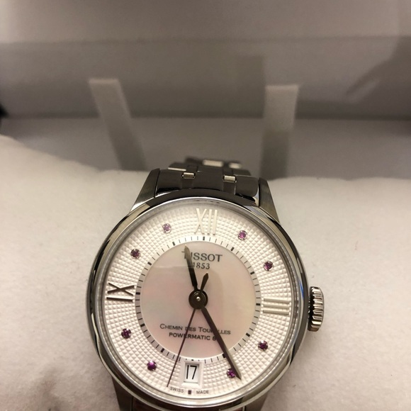 Tissot Stainless Steel Ruby Ladies Watch - Picture 3 of 7